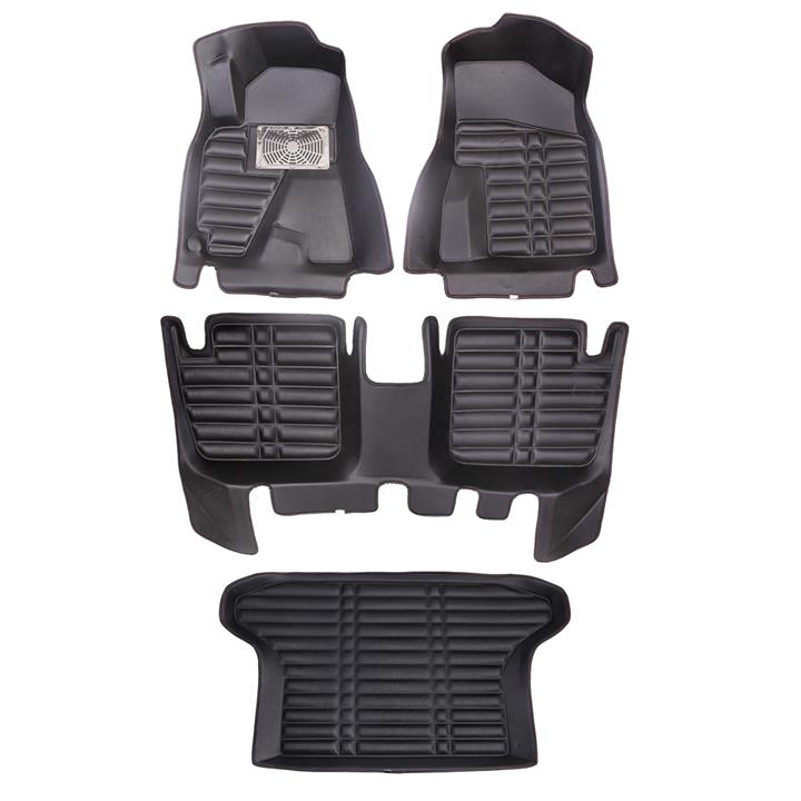 کفپوش سه بعدی خودرو  کد 03 مناسب برای ام وی ام X33 به همراه کفپوش صندوق